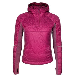 Ivivva Magenta Quilted Puffer Half Zip Pullover Jacket Sz 10